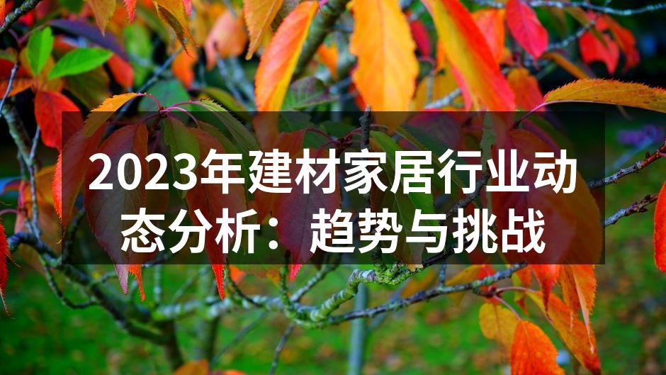 环保建材的创新应用